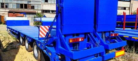 полуприцеп трал с гидравлическими двухступенчатыми трапами 9906 (4-052-ГТ-ПП4) полуприцеп трал с гидравлическими двухступенчатыми трапами 9906 (4-052-ГТ-ПП4)